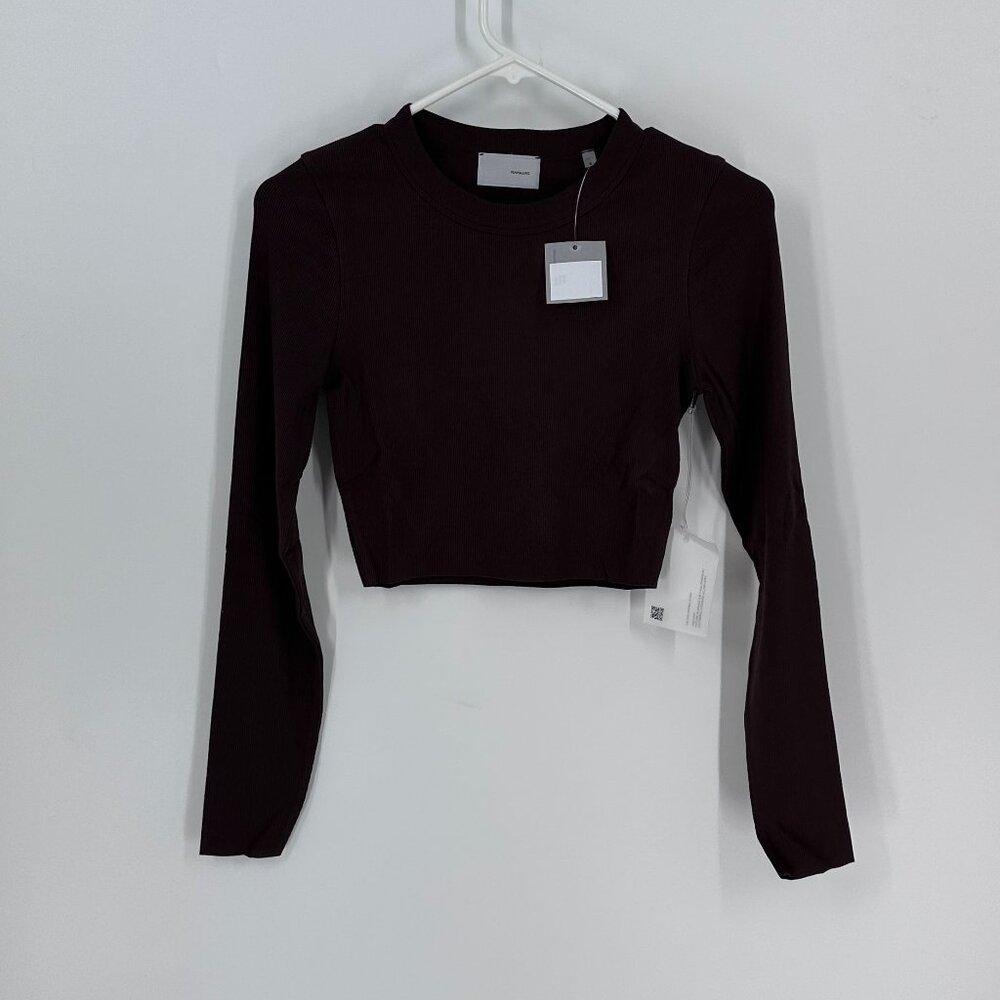 Women's Viavia Long Sleeve Rib Top S